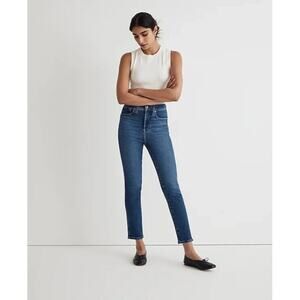 NEW Madewell Stovepipe High Rise Stretch Jeans Auraria Wash
